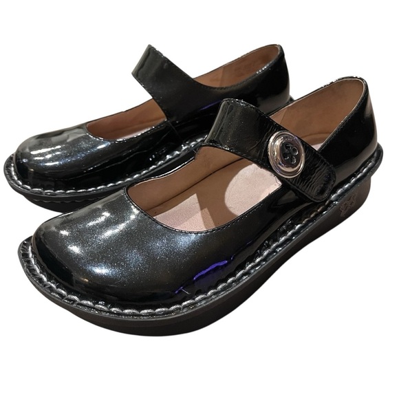Alegria Paloma Mary Jane Shimmery Patent Leather — Size 37 7/7.5 US - Picture 8 of 15